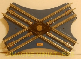 Croisement Oblique électrique Hornby R510 – Échelle O – Pièce De Réseau